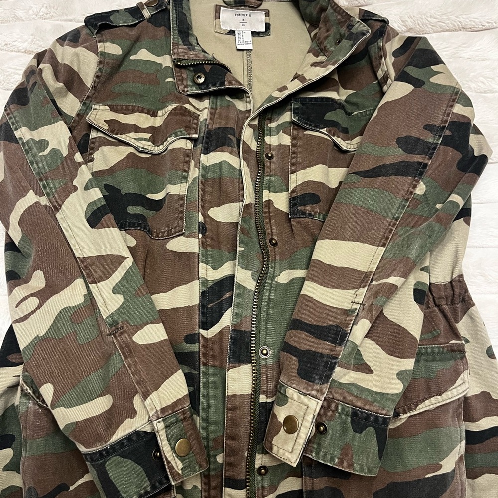 Forever 21 Camouflage Jacket